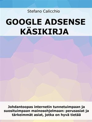 cover image of Google Adsense käsikirja